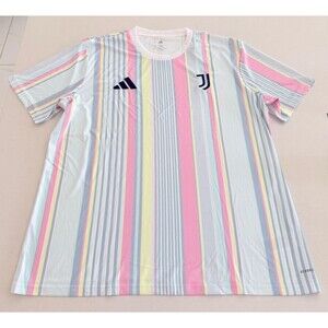 Adidas Juventus 25/26 Pre-Match Soccer Futbol Multi Color Jersey Size XL NWT